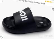 img 1 attached to 🚽 Amoji Non-Slip Slippers for Boys' Bathroom Sandals review by William Gildea