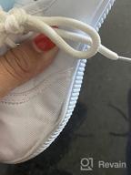 img 1 attached to Je-Gou Unisex White Canvas Lace-up Sneakers for Toddlers and Little Kids review by Luis Despain