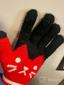 img 5 attached to Stay Stylish and Warm with RARITYUS Fashion Weather Embroidered Mittens - Must-Have Girls' Accessories