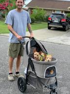 img 1 attached to Hauck Tog Fit Pet Roadster - Perfect For Traveling With Your Furry Friend! review by Seth Torres