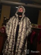 img 1 attached to Plus Size Women'S Faux-Fur Hooded Full Length Coat - Roamans review by Nicole Thompson