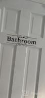 img 1 attached to DIY Removable Bathroom Wall Sticker For Home Decor - WC Sign Toilet Door Accessories review by Luis Jacob