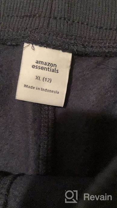 img 1 attached to Black Boys' Clothing: Amazon Essentials Fleece Jogger Pants review by Brandon Reynolds