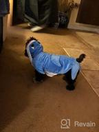 img 1 attached to Mogoko Funny Dog Cat Shark Costumes, Pet Halloween Christmas Cosplay Dress, Adorable Blue Shark Pet Costume,Animal Fleece Hoodie Warm Outfits Clothes (L Size) review by Arlene Martinez