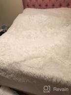 картинка 1 прикреплена к отзыву LIFEREVO Luxury Shaggy Plush Duvet Cover 1 PC Crystal Velvet Mink Reverse Ultra Soft Hidden Zipper Closure (Aqua, Twin) от David Alexander