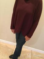 img 1 attached to Caracilia Women'S Turtle Cowl Neck Sweater - Oversized Loose Fit High Low Tunic Top review by Michelle Sanders