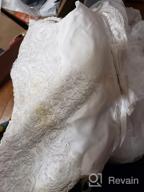 картинка 1 прикреплена к отзыву ABAO SISTER Шикарное платье для цветочной девочки из атласа с кружевом. Идеально подходит для конкурсов и бальных мероприятий (размер 2, белый). от Wayne Martin