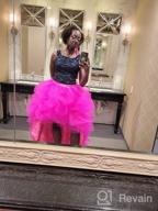 img 1 attached to Women'S Long High Low Ruffles Party Tulle Skirt: WDPL Perfect For Any Occasion! review by Corey Michaels