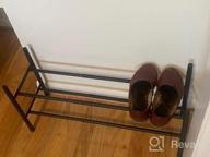 img 1 attached to Maximize Closet Space With FANHAO 2-Tier Expandable Shoe Rack: Adjustable, Stackable, And Rust-Resistant review by Andy Tran