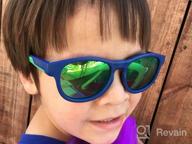 img 1 attached to 🕶️ TPEE Sports Polarized Kids Sunglasses with 100% UV Protection for Girls and Boys Ages 5-13 review by Sean Pierre