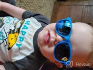img 1 attached to 🐬 Baby Shark Kids Sunglasses and Protective Case - Blue Toddler Sunglasses (3-Pack) review by Joel Payne