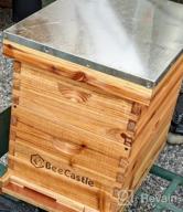 img 1 attached to Complete 8 Frame Beehive Kit With Fully-Coated Beeswax Frames And Foundation Sheet (2-Layer) For Optimal Beekeeping Performance review by Robert Ducki