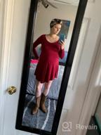 img 1 attached to Comfortable And Versatile: DEARCASE Women'S Long Sleeve Casual T-Shirt Dress review by Adrian Summers