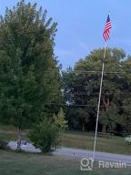 img 1 attached to 25FT Heavy Duty 16 Gauge Aluminum Flag Pole Kit With USA Flag - Perfect For Residential Or Commercial Use! review by Sebastian Erik