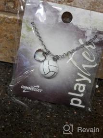 img 7 attached to Soccer Heart Enamel Necklace: Perfect Jewelry Gift for Players, Fans, Moms, and Teams