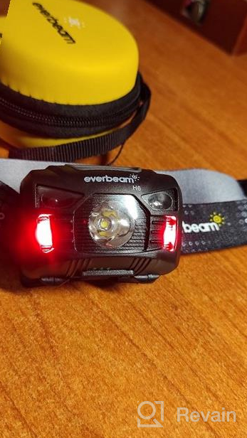 img 1 attached to Everbeam H6 Switch LED Headlamp Head Torch, Dual Power 1200MAh Rechargeable Battery / 3 AAA Batteries, Motion Sensor, Ultra Bright 680 Lumens, 45 Hrs Runtime, USB Headlight Flashlight, Waterproof review by Michael Hawkins