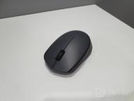 img 1 attached to Logitech M170 Wireless Mouse: 🖱️ Optical Tracking, 12-Month Battery, for PC/Mac/Laptop, Black review by Hoon Alvin ᠌