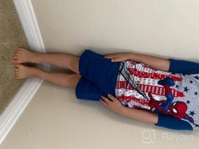 img 4 attached to 🕷️ Marvel Boys Spiderman Cotton Pajamas: Comfortable Clothing and Sleepwear for Boys