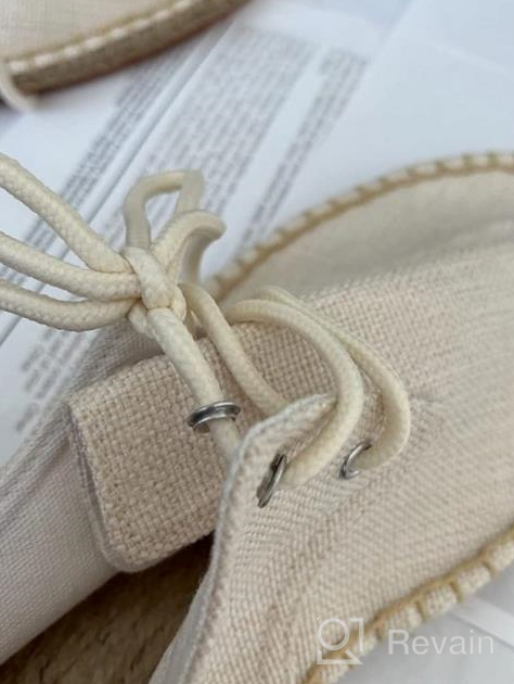 img 1 attached to Kentti Casual Canvas Espadrille Shoes review by Andargie Waiker