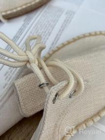 img 7 attached to Kentti Casual Canvas Espadrille Shoes