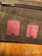 img 1 attached to Minimalist Bi Fold Leather Wallet Blocking review by Luis Penczak