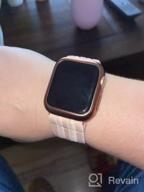 img 1 attached to Compatible Apple Watch Band 38Mm 40Mm 41Mm 42Mm 44Mm 45Mm Stretchy Nylon Solo Loop Bands For Women & Men, Adjustable Elastic Braided Strap For IWatch Series 7 6 5 4 3 2 1 SE With Case By TOYOUTHS review by Brian Faxon