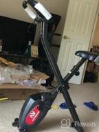 img 1 attached to Get Fit At Home With ADVENOR Magnetic Folding Exercise Bike With LCD Monitor And Comfortable Upright Seat Cushion review by Richard Cummings