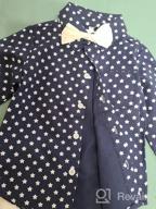 img 1 attached to 👕 SANGTREE Baby Boys Clothing Set: Dress Shirt with Bowtie + Suspender Pants, Sizes 6M-6Y review by Patrick Biletnikoff