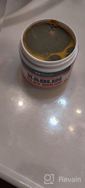 img 1 attached to Natural Turmeric Kaolin Clay Mask For Face & Body - Detoxifying, Nourishing, And Brightening Skin - Ideal Mud Masque For Acne Scars - Non-GMO, Vegan, All-Natural Formulation review by Ben Rodriguez