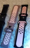 img 1 attached to Maledan Stylish Sport Band Compatible For Fitbit Versa 3/ Versa 4/ Fitbit Sense/ Sense 2 Bands Women Men, Soft Silicone Strap Wristband Replacement For Fitbit Versa 3/ Sense Smart Watch Bands, Small review by Robert Gomatham