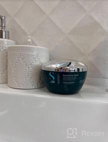 img 6 attached to 🛡️ Alfaparf Milano Semi Di Lino Reconstruction Mask: Sulfate-Free, Color-Safe, Paraben & Paraffin Free - Professional Salon Quality for Damaged Hair