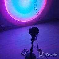 img 2 attached to 🌅 Enhance Your Atmosphere with the Tik Tok RGB Sunset Lamp: 16 Colors Remote-Controlled for Photo and Light Therapy review by Micha Micha ᠌