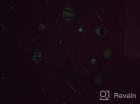 img 5 attached to 🌌 Glow in The Dark Planets Space Stars: Perfect Birthday and Christmas Gifts for Baby Boys and Girls' Bedroom Decor