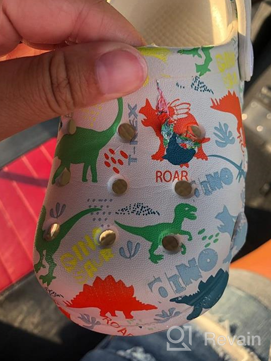 img 1 attached to 🦖 Adorable Kitulandy Dinosaur Cartoon Slippers for Toddler Boys - Perfect Bet for Fun and Comfort! review by Masud Taylor