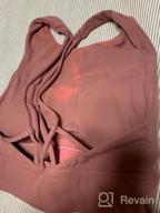img 1 attached to Medium Support Strappy Yoga Sports Bras For Women With Padded Tank Top - Lemedy review by Chris Webb