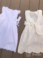 img 1 attached to Stylish And Comfortable ABALACOCO Cotton Backless Princess Dress For Girls review by Anna Reed