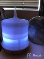 img 1 attached to 250Ml COOSA Glass Cool Mist Humidifier With 4 Timer, 2 LED Colors & Waterless Auto Shut-Off - Perfect For Home, Office & Baby! review by Todd Taniguchi