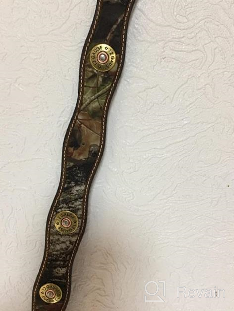 img 1 attached to Nocona Scalop Bullet Concho Mossy: Trendy and Rugged Western Belt Buckle review by John Frazier