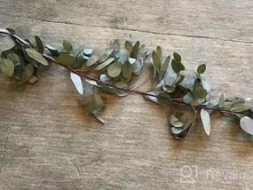 img 8 attached to 🌿 DearHouse 5.5Ft Seeded Eucalyptus Garland: Faux Greenery Wedding Backdrop and Wall Decor