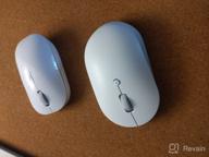 img 1 attached to Wireless compact mouse Xiaomi Mi Dual Mode Wireless Mouse Silent Edition, white review by Yusri Yieotal Otai ᠌