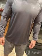 img 1 attached to UPF 50+ Sun Protection Men'S Long Sleeve Rash Guard Swim Shirts - Quick Dry Athletic Tops For Swimming, Workouts, And Running review by Matthew Frandsen