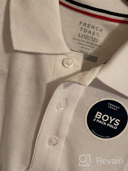 img 1 attached to 👕 French Toast Boys' 2-Pack Short Sleeve Clothing and Tops: Tees & Shirts review by Daniel Greene