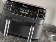 img 1 attached to Ninja Foodi DZ550 10 Quart DualZone Smart XL Air Fryer With Two Independent Baskets, Smart Cooking Thermometer, Match Cook And Smart Finish, Perfect For Roasting, Dehydrating, And More, Grey review by Evan Beougher