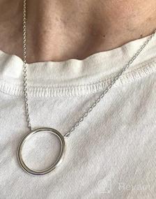 img 5 attached to Stylish And Stunning Silpada 'Karma' Open Circle Necklace In Sterling Silver - 18" + 2" For A Timeless Look