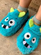 img 1 attached to FLYFUPPY Slippers Monster Toddler Outdoor Boys' Shoes: Fun and Durable Footwear for Active Little Ones review by Ghostnote Hankins