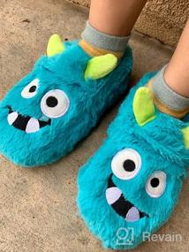 img 8 attached to FLYFUPPY Slippers Monster Toddler Outdoor Boys' Shoes: Fun and Durable Footwear for Active Little Ones