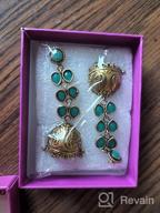 img 1 attached to 💍 Bollywood Traditional Bridesmaid Girls' Jewelry and Earrings with a Crunchy Fashion Twist review by Nick Granner