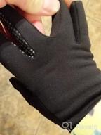 img 1 attached to 🧤 Stay Safe and Stylish with VIA By SKL Style Kid's Reflective Go Anywhere Fleece Gloves review by Brian Motley