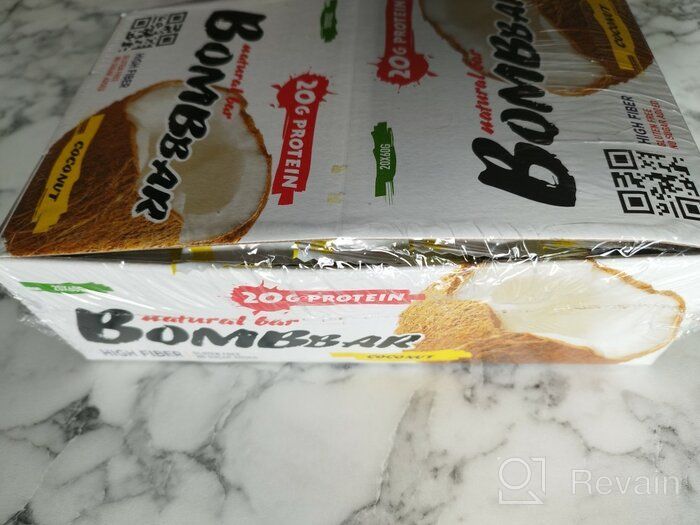 img 3 attached to Protein bar Bombbar without sugar, Tiramisu, 60g x 12 pcs. review by Edyta Kot ᠌