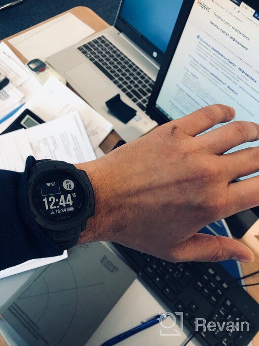 img 3 attached to Smart watch Garmin Instinct, tundra review by Gabriela Kowalczyk ᠌